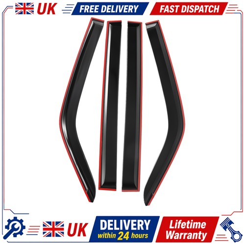 Black wind deflectors - wind, door