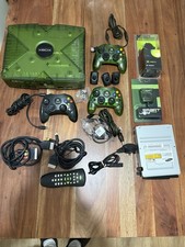 Xbox Original Crystal green Console Bundle