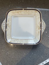 WEDGWOOD CORNUCOPIA 10” BREAD AND BUTTER SQUARE PLATE