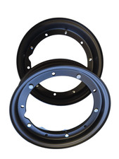 fa italia Black split wheel rim – for vespa px 125/150/200 scooter pair lml t5