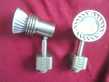 Robus Acorn 1 Circuit Track  Satin Chrome  spot Lights  x 2