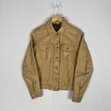 Gap Leather Trucker Rockstar
