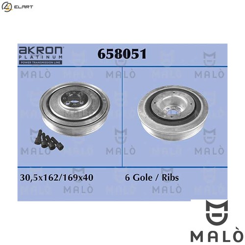 Belt pulley crankshaft 658051 - belt,