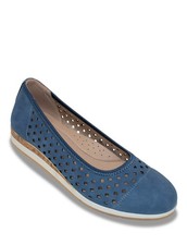 Ladies wide fit punchwork - wide, e