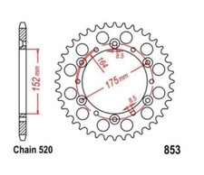 Sprocket 40T Pitch 520 for