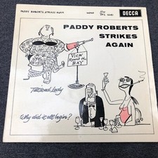 Paddy Roberts 7" vinyl single record Paddy Roberts Strikes Again UK DFE6641