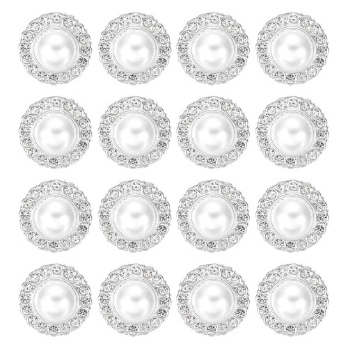 16pcs rhinestone faux pearl - rhinestone,