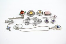 Scottish Jewellery Knot Celtic Miracle Thistle Gemstone x 12