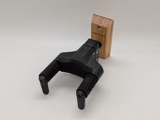 Hercules Stands GSP38WB Plus guitar wall hanger grip stand black/wood NO SCREWS