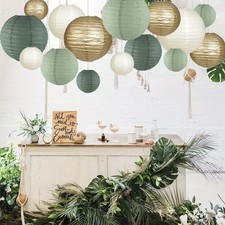 15pcs Paper Lanterns Hanging