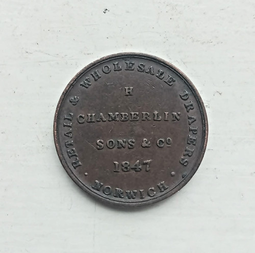 1847 norwich norfolk farthing - 1847,