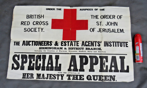Large genuine ww1 red - genuine,