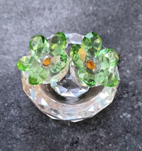 Beautiful crystal basket with - beautiful,