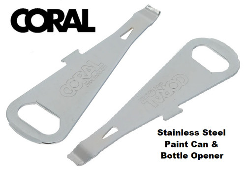 Coral paint can bottle - coral,