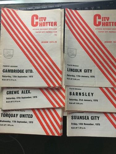 Exeter city home programmes - city,