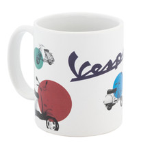 Vespa Ceramic Mug Heritage Design New 606502M