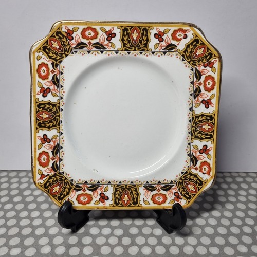 Vintage square side plate - vintage, with