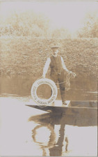 Eton & Windsor Royal Humane Society Lifebelt & Rope.