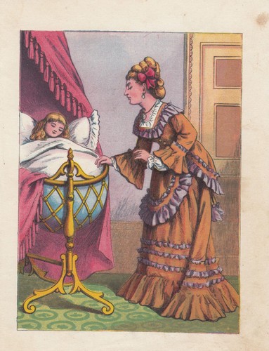 Victorian mother checking on - victorian,