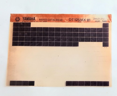 Yamaha enduro dt125mx 4j3 - enduro,