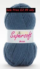 Sirdar Supersoft Aran 100g - RRP £4.40 - Our Price from £2.99