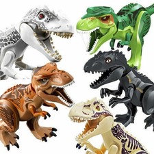 Dinos fit Jurassic World Lego Dinosaur Tyrannosaurus TRex Park Raptor Toy