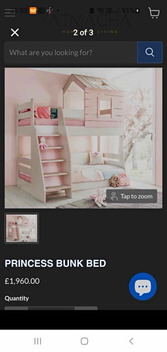 Atmacha princess bunk bed - bunk,