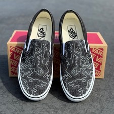 Topographical Map on Black