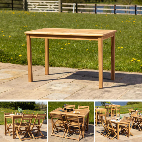 Teak outdoor table garden - outdoor,
