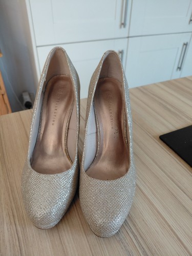Gold glittery prom - m&s,