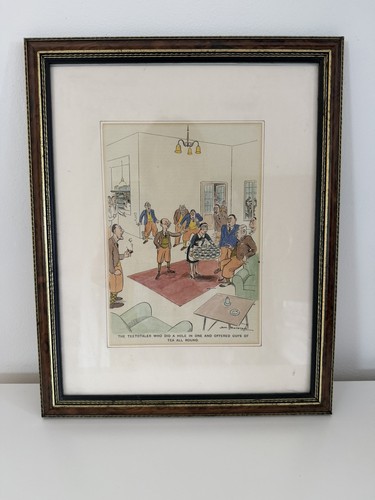 Vtg bateman framed golf - bateman,