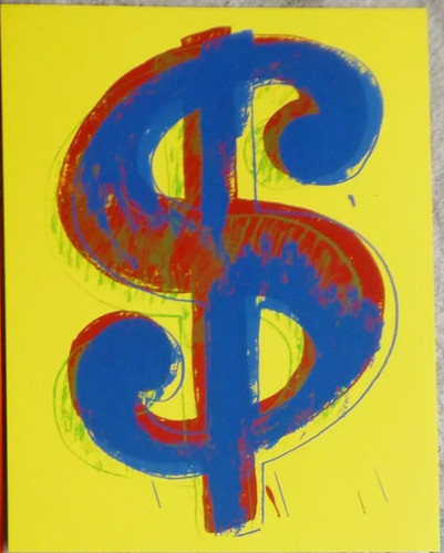 Andy warhol dollar sign - warhol, $