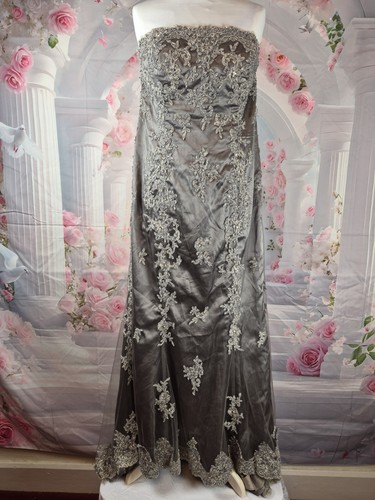 Terani couture silver gray - couture,