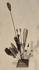 Antique victorian hat pin - victorian,