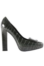 ROGER VIVIER GREEN LEATHER