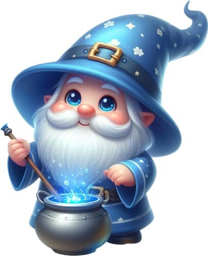 Colour chef magic garden blue - magic,