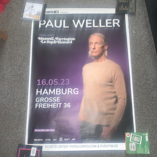 Paul weller tour poster - paul,