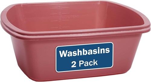 Plastic wash basin pack 5 - plastic, 2