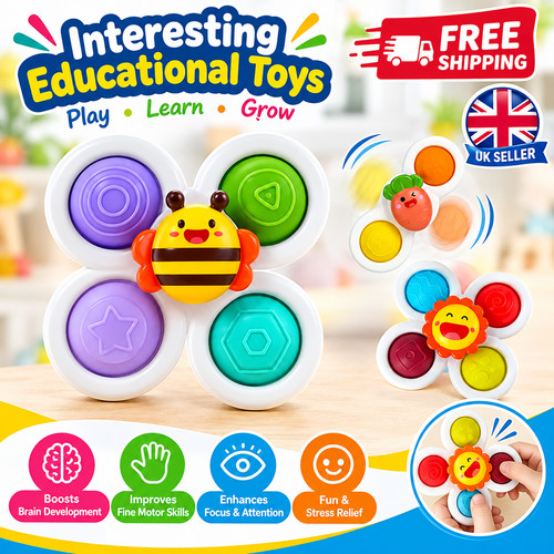 Suction cup spinning toys - spinning,