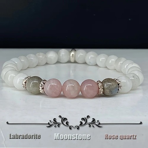 Moonstone labradorite rose - moonstone,