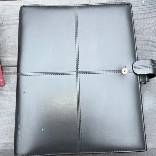 Vintage black italian leather - italian,