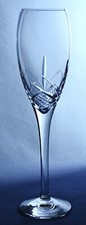 EDINBURGH CRYSTAL - SKYE DESIGN - FLUTE CHAMPAGNE GLASS  21.8cm /  8 1/2"