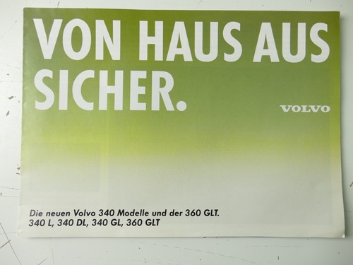 Volvo catalogue dealer stamp - volvo,