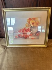 A Bowl of cherries painting by