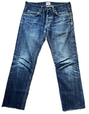 Edwin Selvedge Jeans Mens W32 (33)  L30 Blue Tapered ED-55 Japanese Selvedge