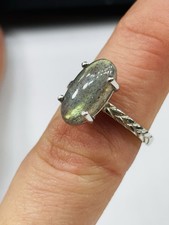 TJC silver ring UK size N/O