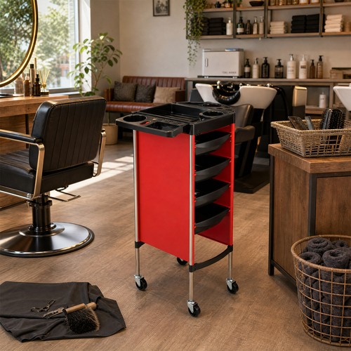 Hair salon trolley cart - cart, tray