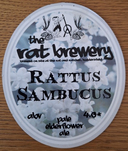 Pump clip rat brewery - -,