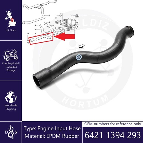 Engine input hose fits bmw - bmw, 3