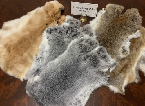 Real rabbit skin - real,